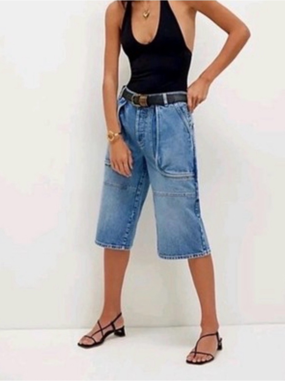 Free People We The Free Havasu Slouchy Cropped Jeans Size 26 NWT